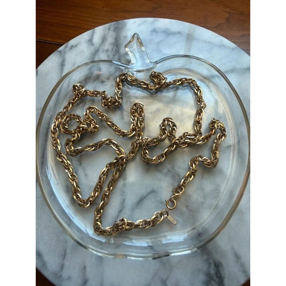 Vintage Monet gold-tone necklace